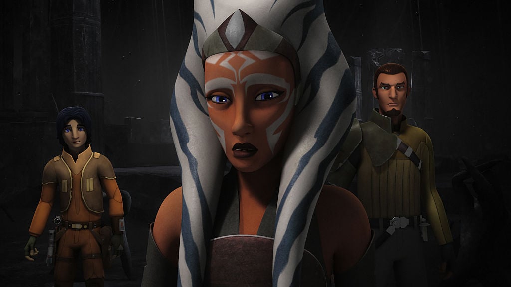 Ahsoka during the episode, "Twilight of the Apprentice: Part I" of 'Star Wars Rebels.'