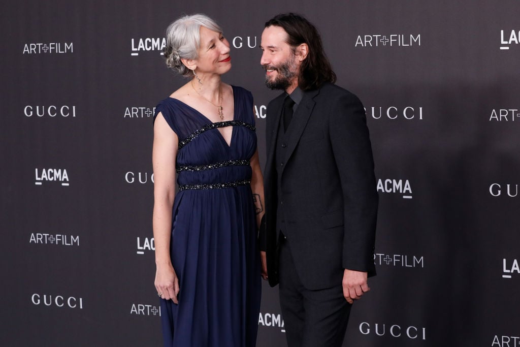 Alexandra Grant and Keanu Reeves