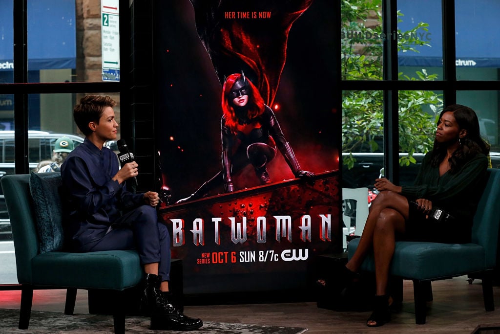 Ruby Rose speaks at the Build Series about 'Batwoman.'