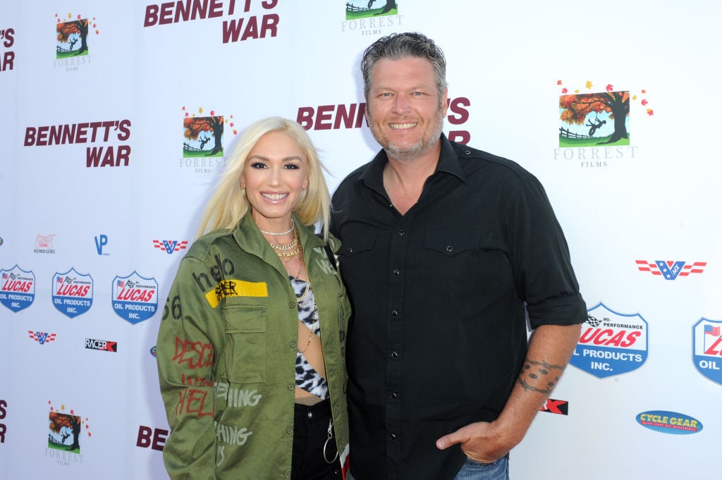 Gwen Stefani and Blake Shelton attend "Bennett's War" Los Angeles Premiere.
