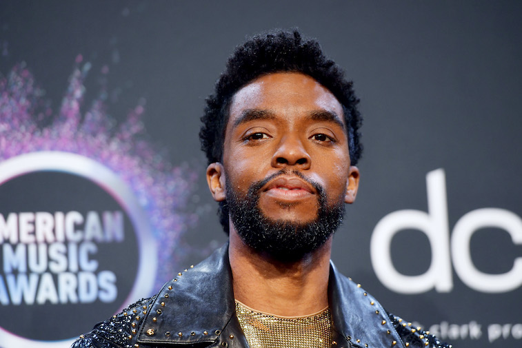 Chadwick Boseman on the red carpet