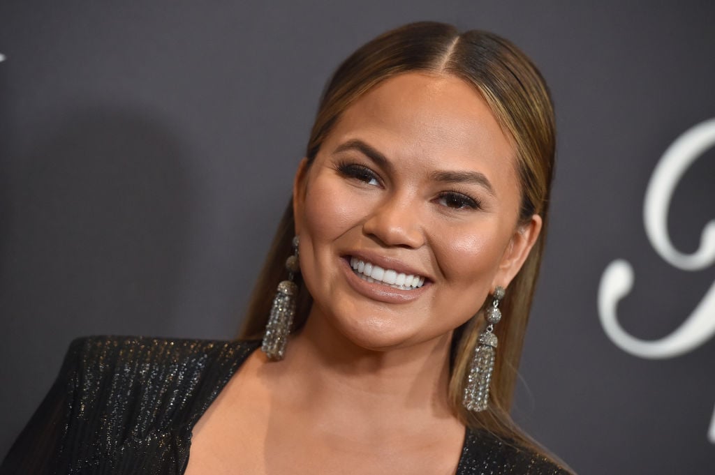 Chrissy Teigen arrives at the Lip Sync Battle LIVE: A Michael Jackson Celebration at Dolby Theatre.