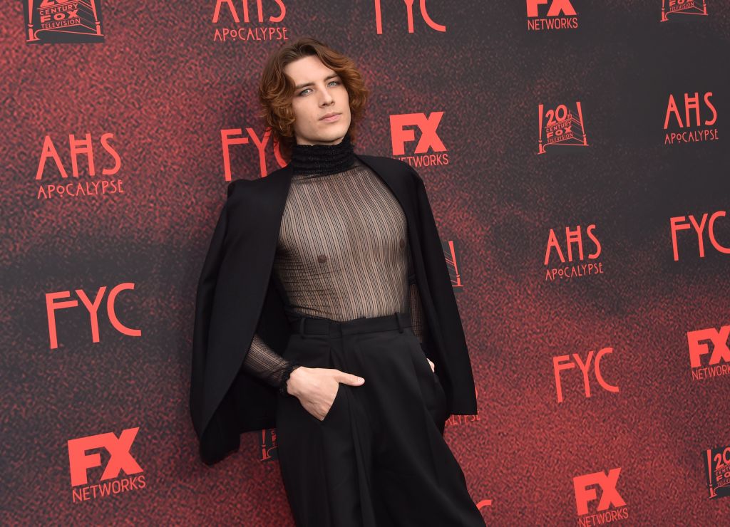 Cody Fern arrives who plays the antichrist Michael Langdon in 'American Horror Story: Apocalypse' at the FYC red carpet event at Neuehouse.