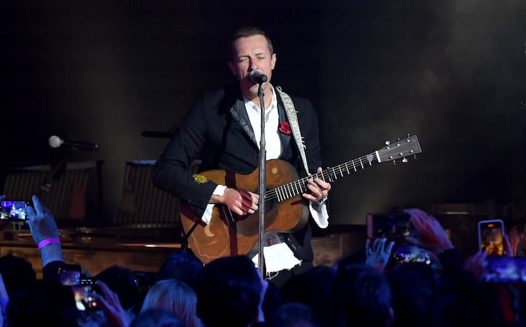 Chris Martin performs onstage