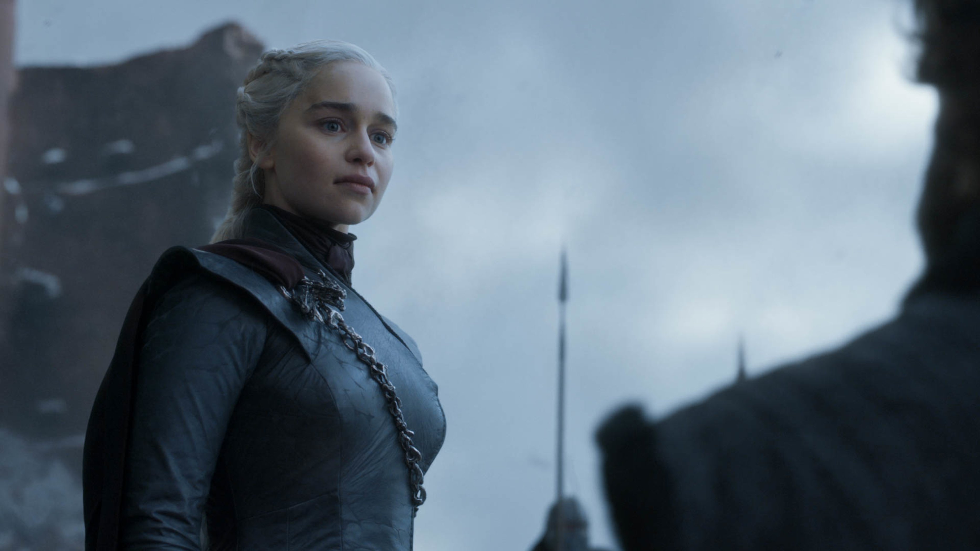Daenerys Targaryen (Emilia Clarke) after her rousing speech in the series finale of 'Game of Thrones.'