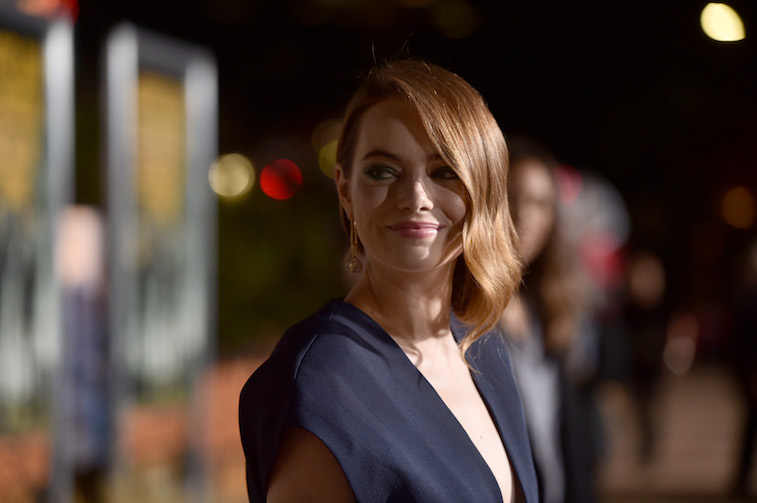 Emma stone on the red carpet