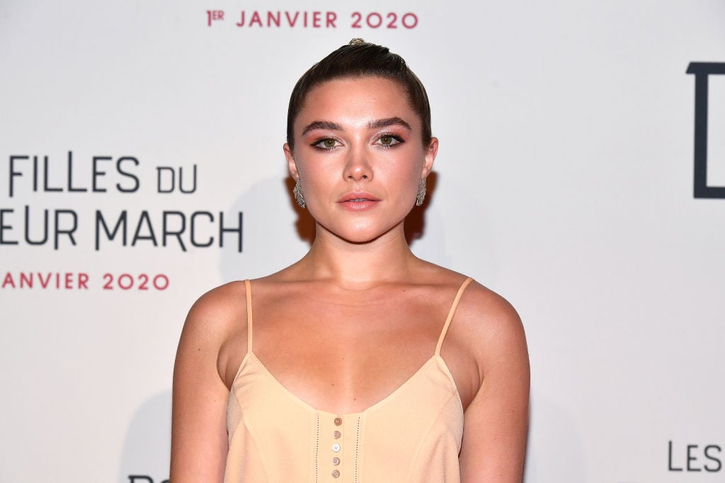 Florence Pugh attends the "Little Women" Premiere on December 12, 2019.