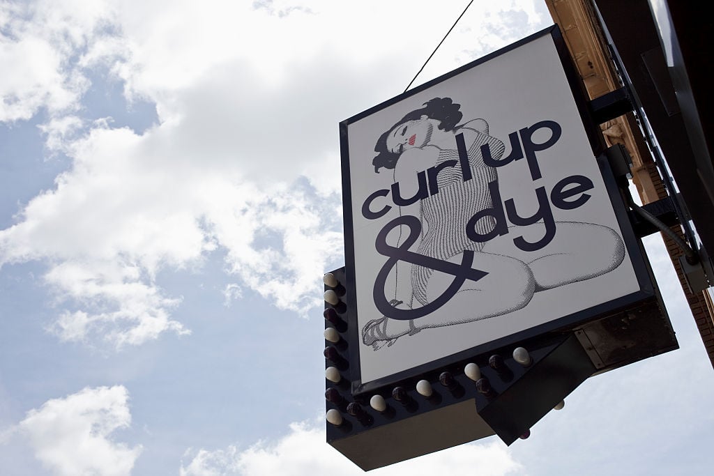 sign for a hair salon