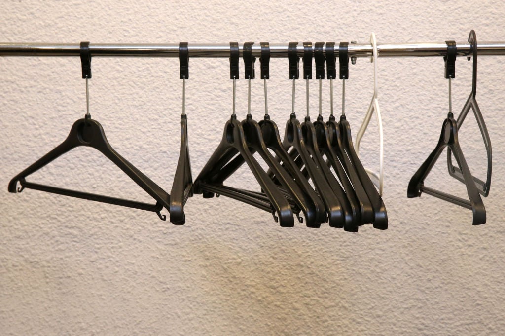 Empty hangers