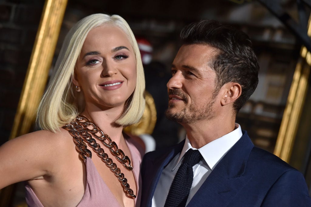 Katy Perry and Orlando Bloom at an event in 2019
