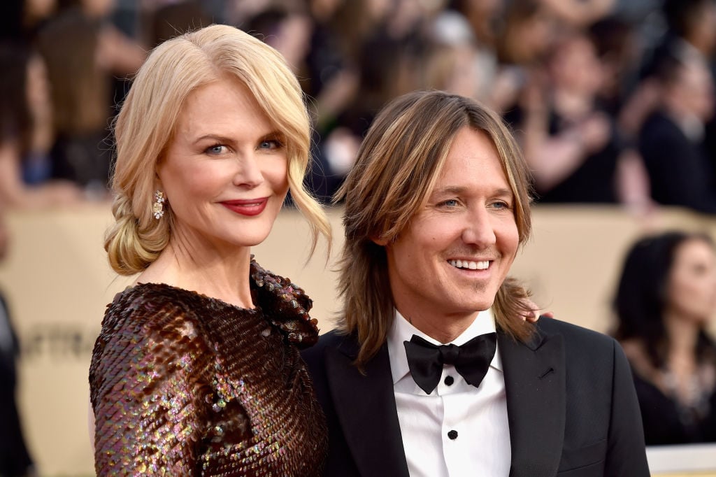 Nicole Kidman (L) and musician Keith Urban attend the 24th Annual Screen Actors Guild Awards.