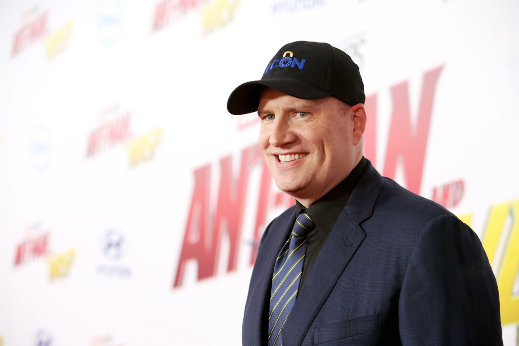 Kevin Feige attends the Los Angeles Global Premiere for Marvel Studios' "Ant-Man And The Wasp" at the El Capitan Theatre.