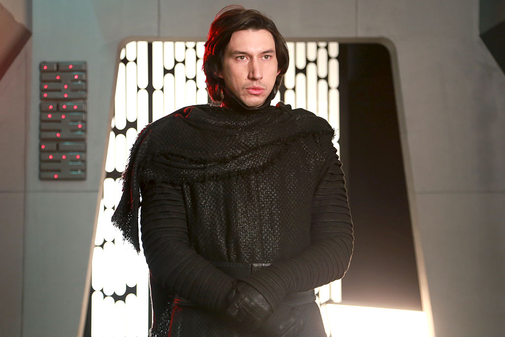 Adam Driver dressed as Kylo Ren on the "Adam Driver" Episode of 'Saturday Night Live,' for the "Undercover Boss" sketch.