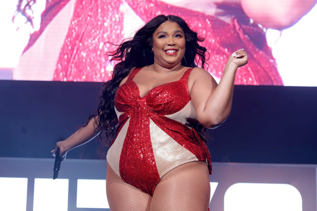 Lizzo Bares All at a Laker's Game While Her Song Plays
