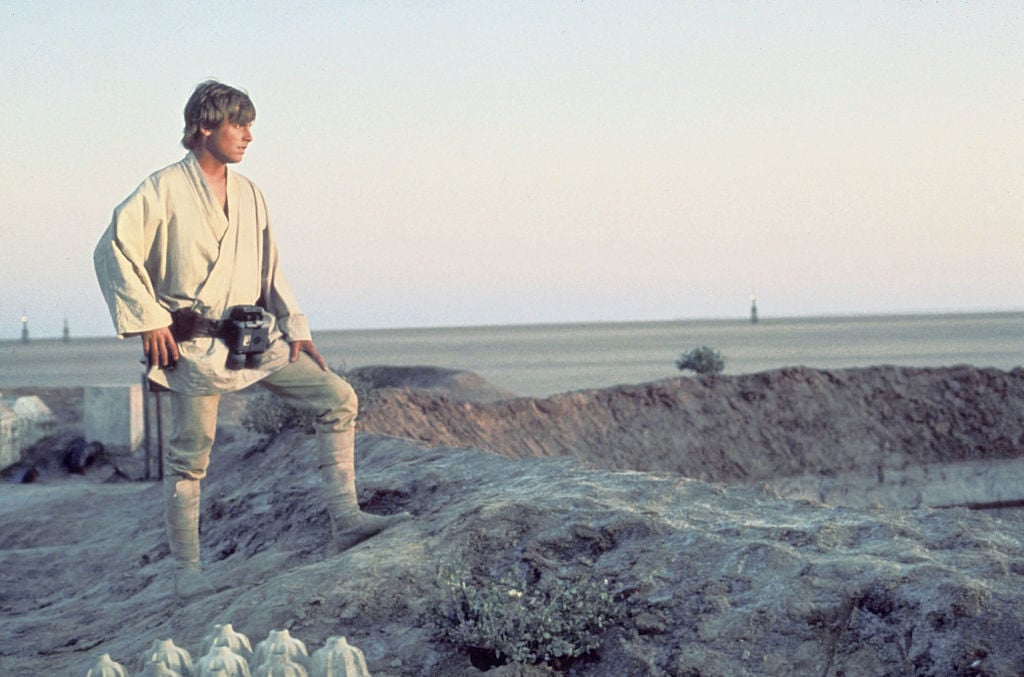Luke Skywalker in white