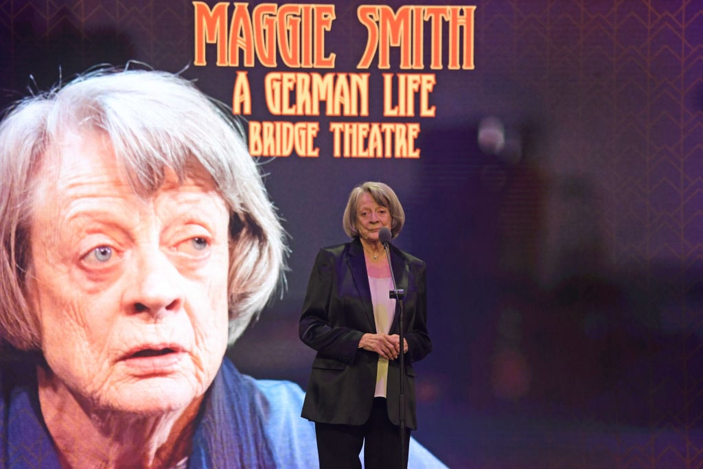 Maggie Smith at Evening Standard Awards