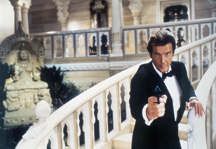 Roger Moore as James Bond