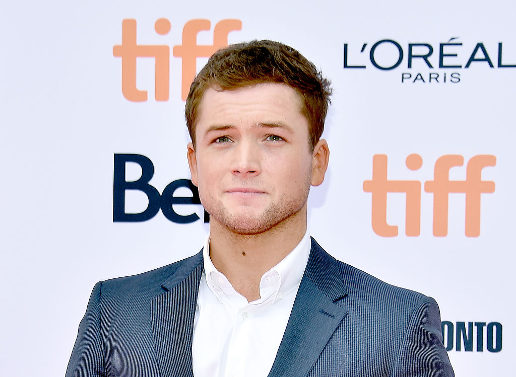 Taron Egerton attends the "Sing" premiere during the 2016 Toronto International Film Festival.