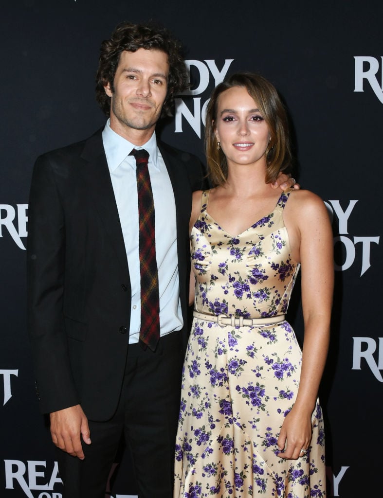 Adam Brody and Leighton Meester at the LA screening of 'Ready Or Not' on Aug. 19, 2019