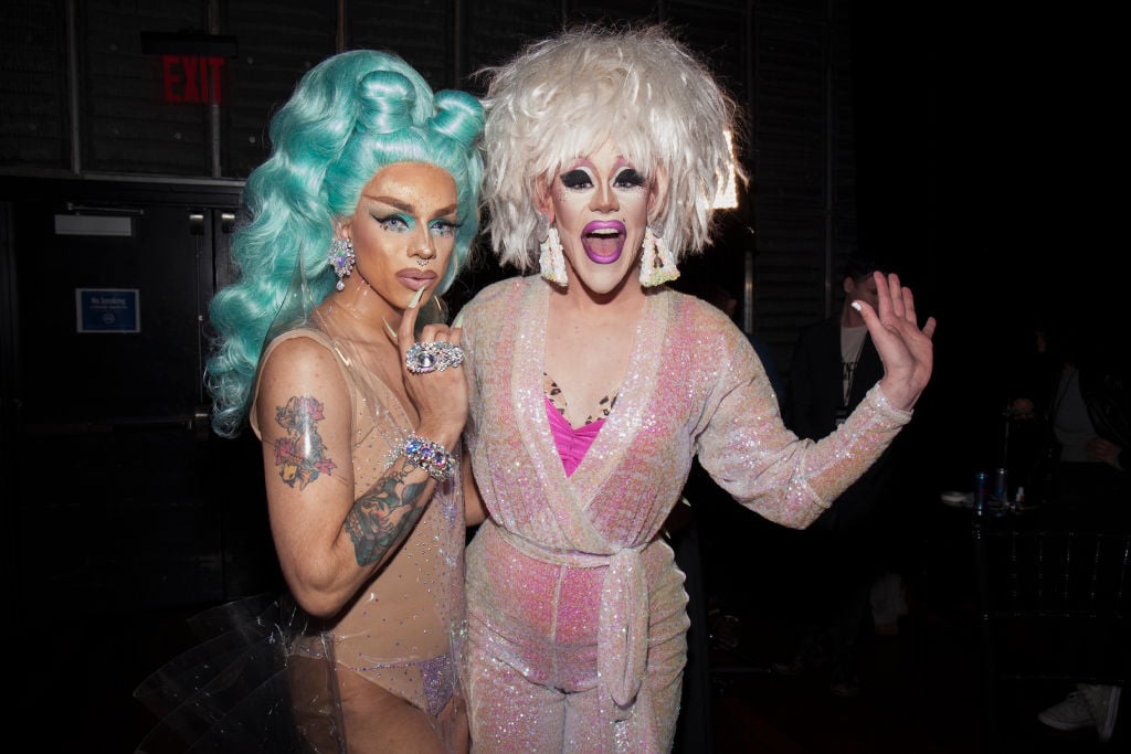 Aja and Thorgy Thor attend 'RuPaul's Drag Race' Season 9 Premiere Party