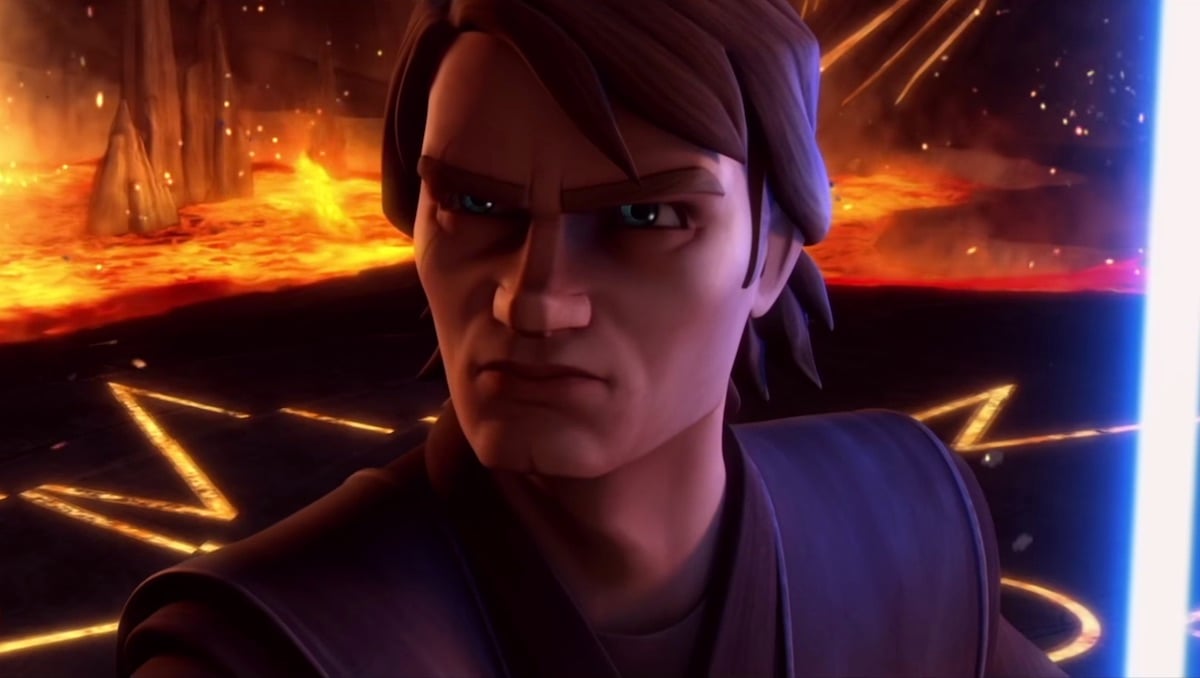 Anakin meets the Son on Mortis, 'The Clone Wars' Season 3.