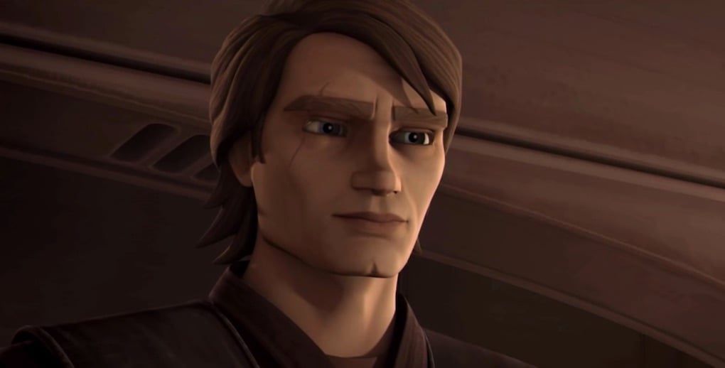 Anakin Skywalker in the Season 3 finale of 'The Clone Wars,' "Wookie Hunt."