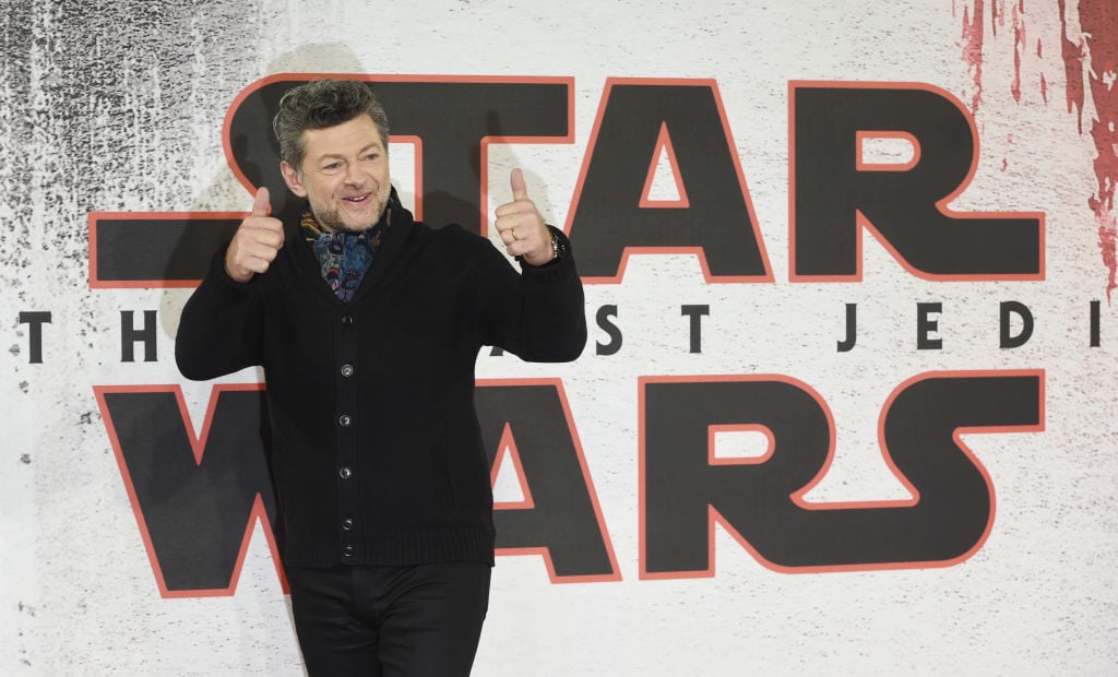 Andy Serkis during the 'Star Wars: The Last Jedi' photocall
