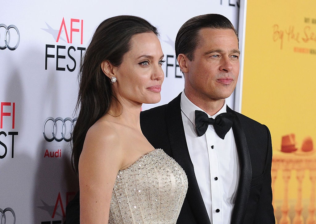 Angelina Jolie and Brad Pitt attend the premiere of "By the Sea" at the 2015 AFI Fest at TCL Chinese 6 Theatres