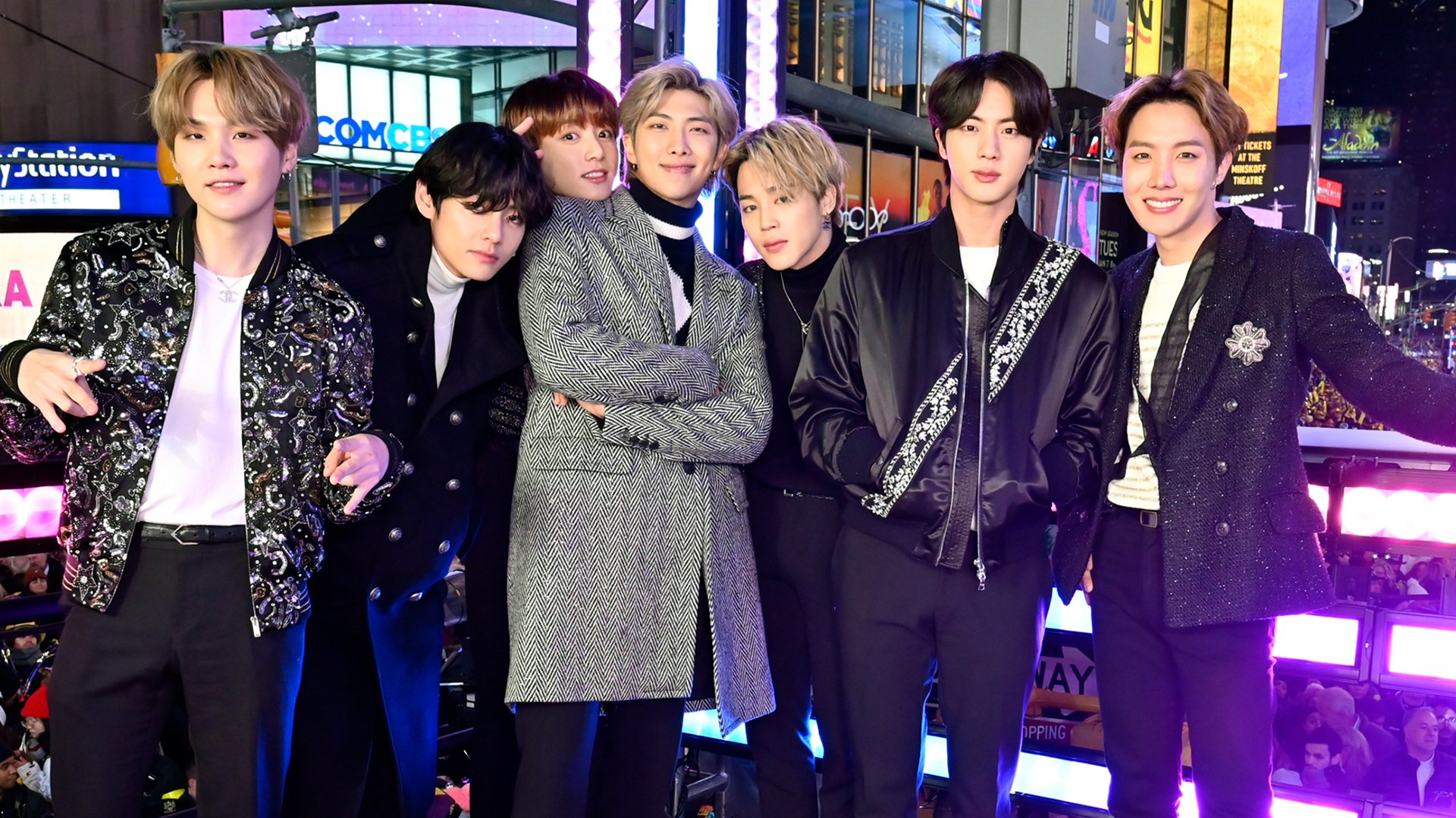 BTS at Dick Clark's New Year's Rockin' Eve with Ryan Seacrest 2020