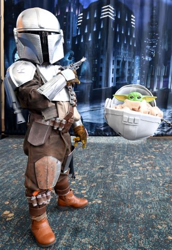A fan at a Comic Expo