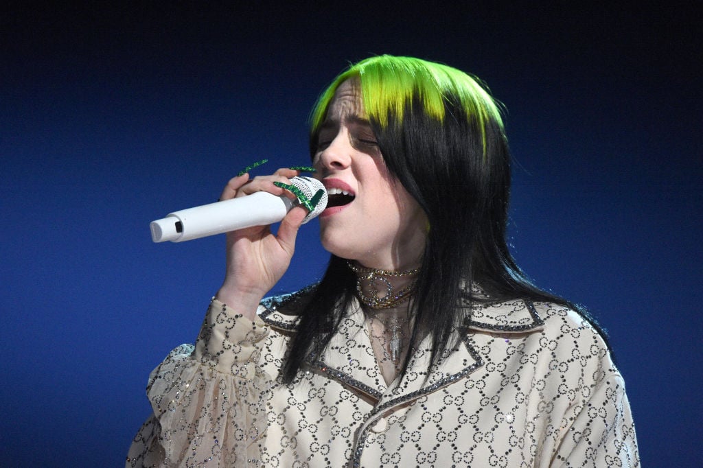 Billie Eilish during the 62nd Annual GRAMMY Awards