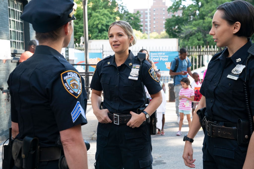 Vanessa Ray as Eddie Janko, Lauren Patten as Officer Rachel Witten on 'Blue Bloods'