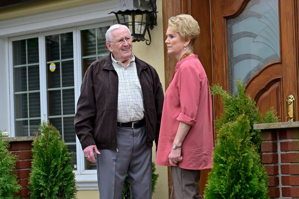 Len Cariou as Henry Reagan, Erika Slezak as Donna Duvall on 'Blue Bloods'