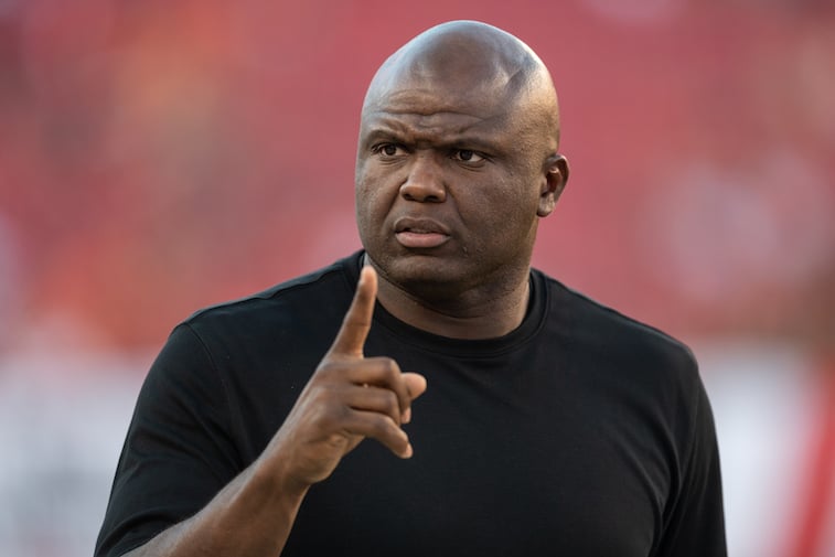 Booger McFarland on the field