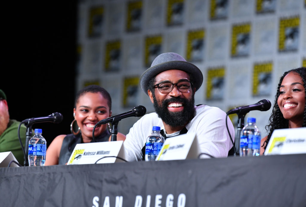 China Anne McClain, Cress Williams, and Nafessa Williams of Black Lightning season 4