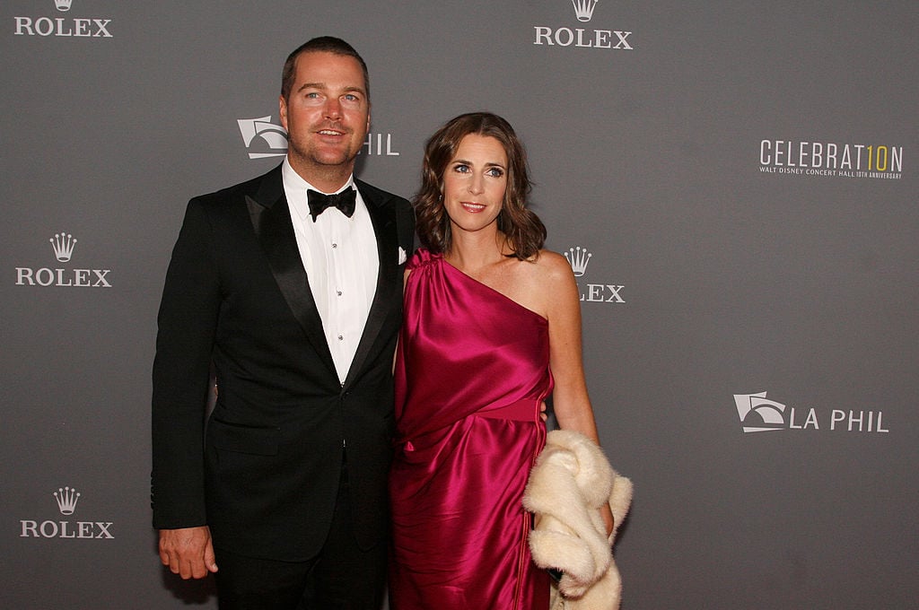 Chris O'Donnell and Caroline Fentress |  Mathew Imaging/WireImage