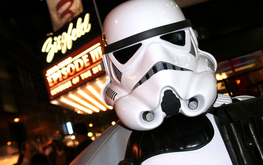 A Clone Trooper at the 'Star Wars: Episode III - Revenge of the Sith' New York City Opening Night.