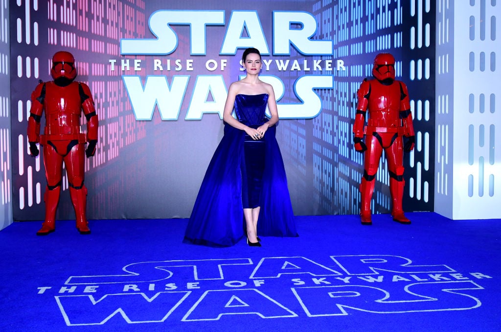 Daisy Ridley attending the Star Wars: The Rise of Skywalker Premiere. |  Ian West/PA Images via Getty Images