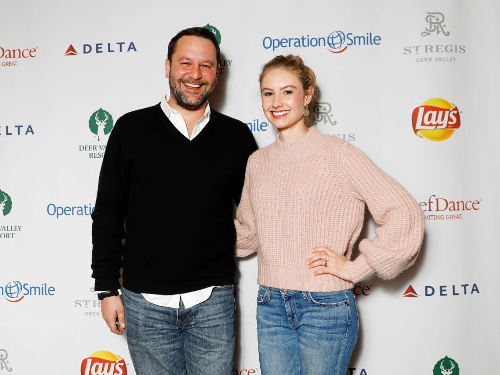 Dan Fogelman and Cailtlin Thompson attend Operation Smile's 7th Annual Park City Ski Challenge Sponsored by The St. Regis Deer Valley and Deer Valley Resort VIP dinner at The St. Regis Deer Valley on March 10, 2018 in Park City, Utah.