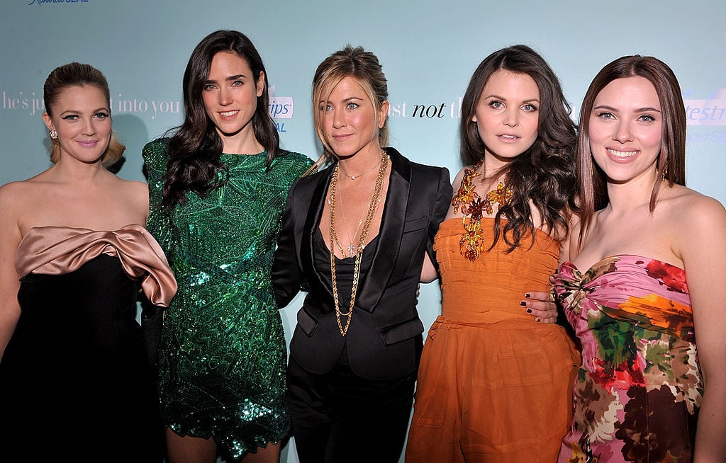 Drew Barrymore, Jennifer Connelly, Jennifer Aniston, Ginnifer Goodwin and Scarlett Johansson at the premiere of 'He's Just Not That Into You' on Feb. 2, 2009