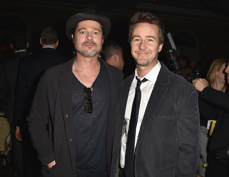 Brad Pitt and Edward Norton