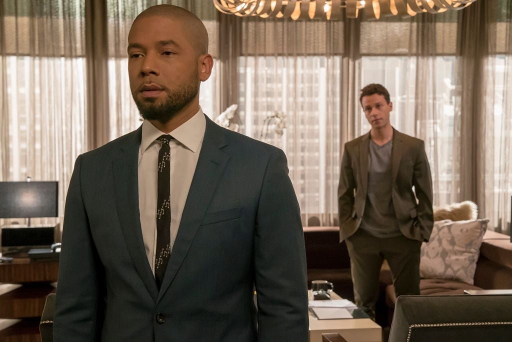 Jussie Smollett and A.Z. Kelsey in 'Empire'