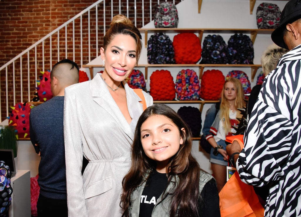 Farrah Abraham (L) and Sophia Laurent Abraham attend SYLVANIA SMART+ Presents Mashup LA