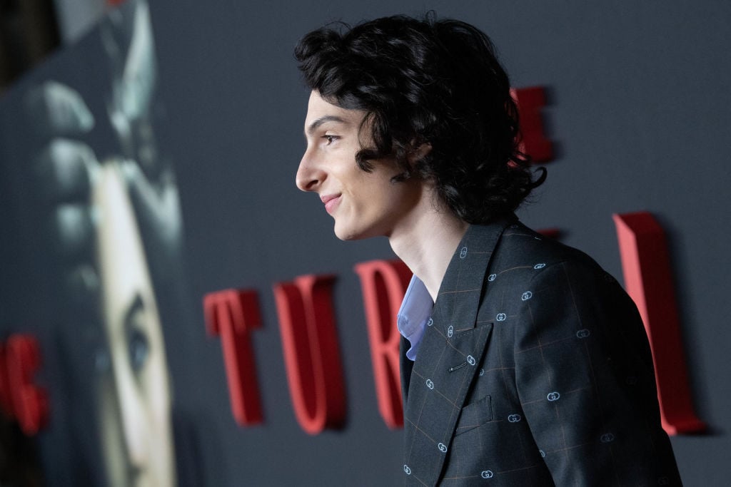 Finn Wolfhard arrives at the premiere of 'The Turning'