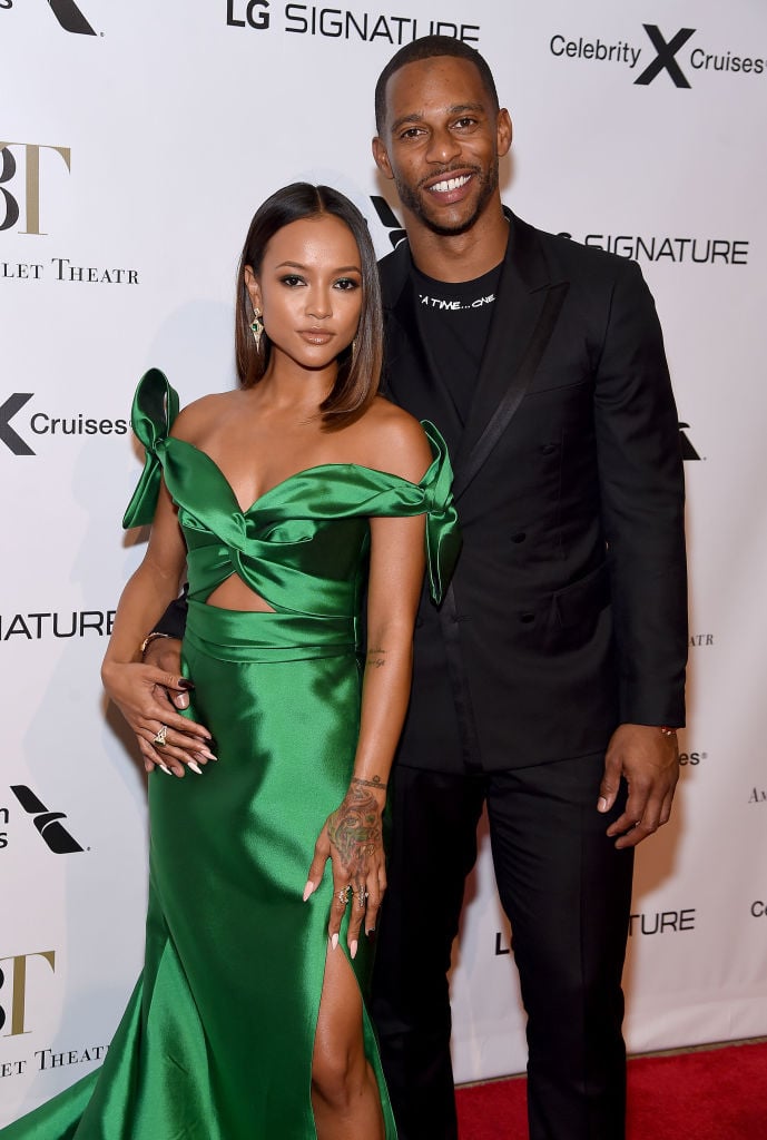 Karrueche Tran and Victor Cruz