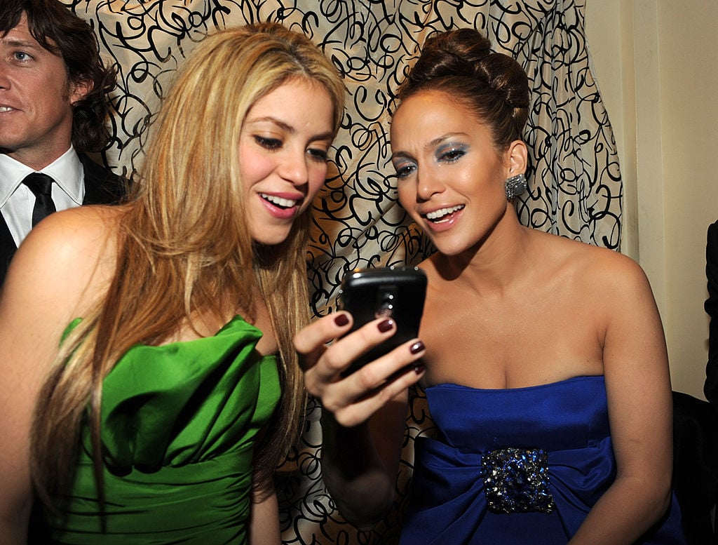Shakira and Jennifer Lopez in 2009