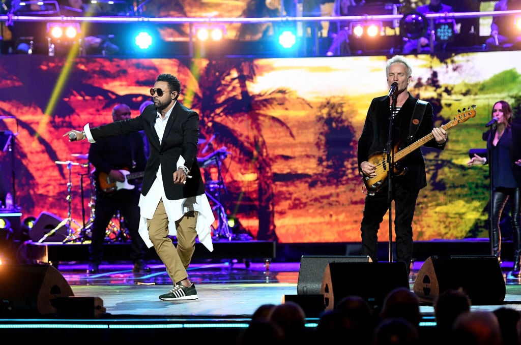 Sting and Shaggy performing at Queen Elizabeth's birthday party at Royal Albert Hall in 2018