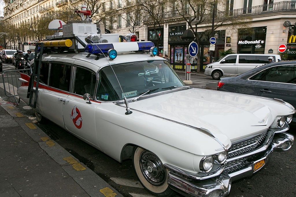 An Ecto-1 replica vehicle