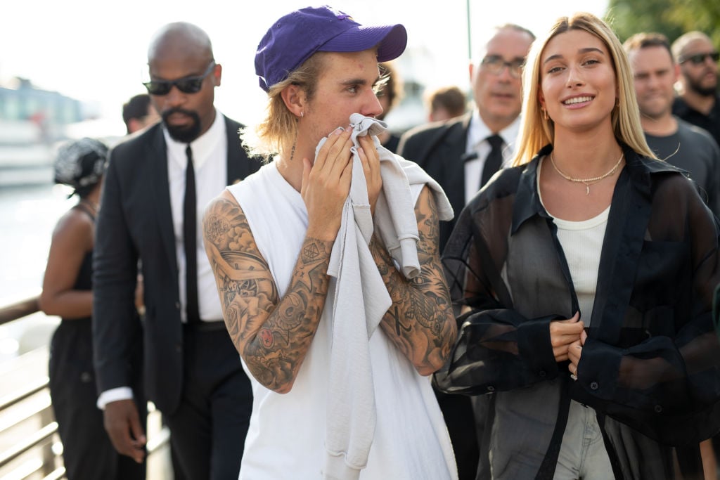 Justin Bieber and Hailey Baldwin attend New York Fashion Week SS19