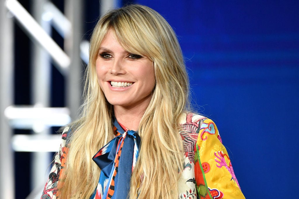Heidi Klum of Amazon Prime's 'Making the Cut' speaks onstage during the 2020 Winter TCA Tour Day 8